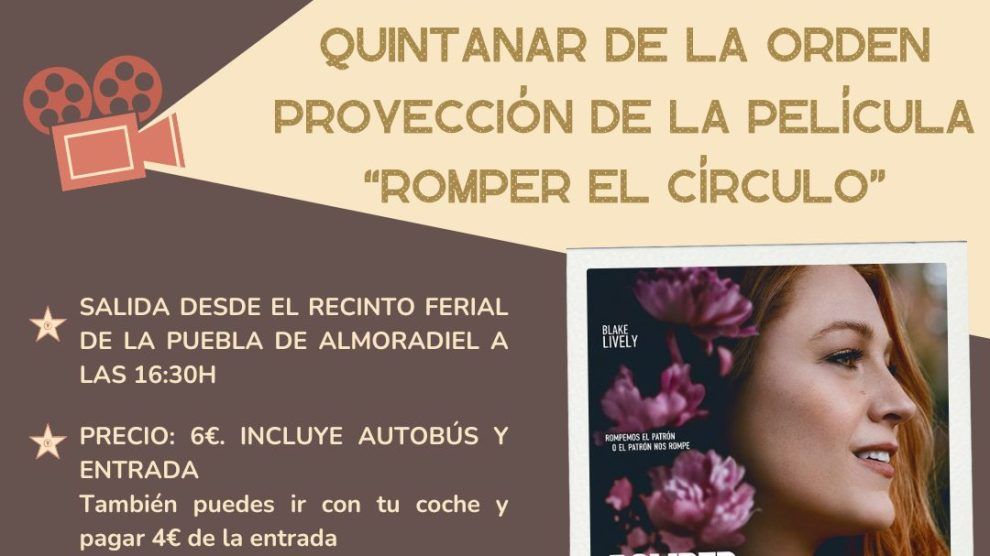 Proyección de la película Romper el círculo en La Puebla de Almoradiel, 27 de noviembre