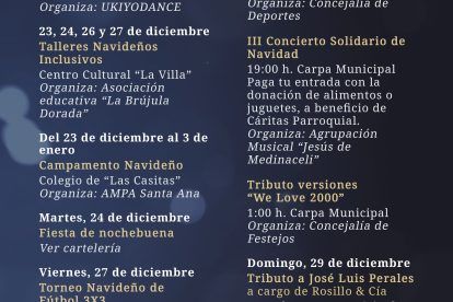 Agenda de Navidad